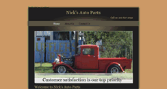 Desktop Screenshot of nicks-auto-parts.com